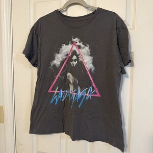 Lady Gaga Triangular Graphic T-Shirt – Bold and Iconic Design